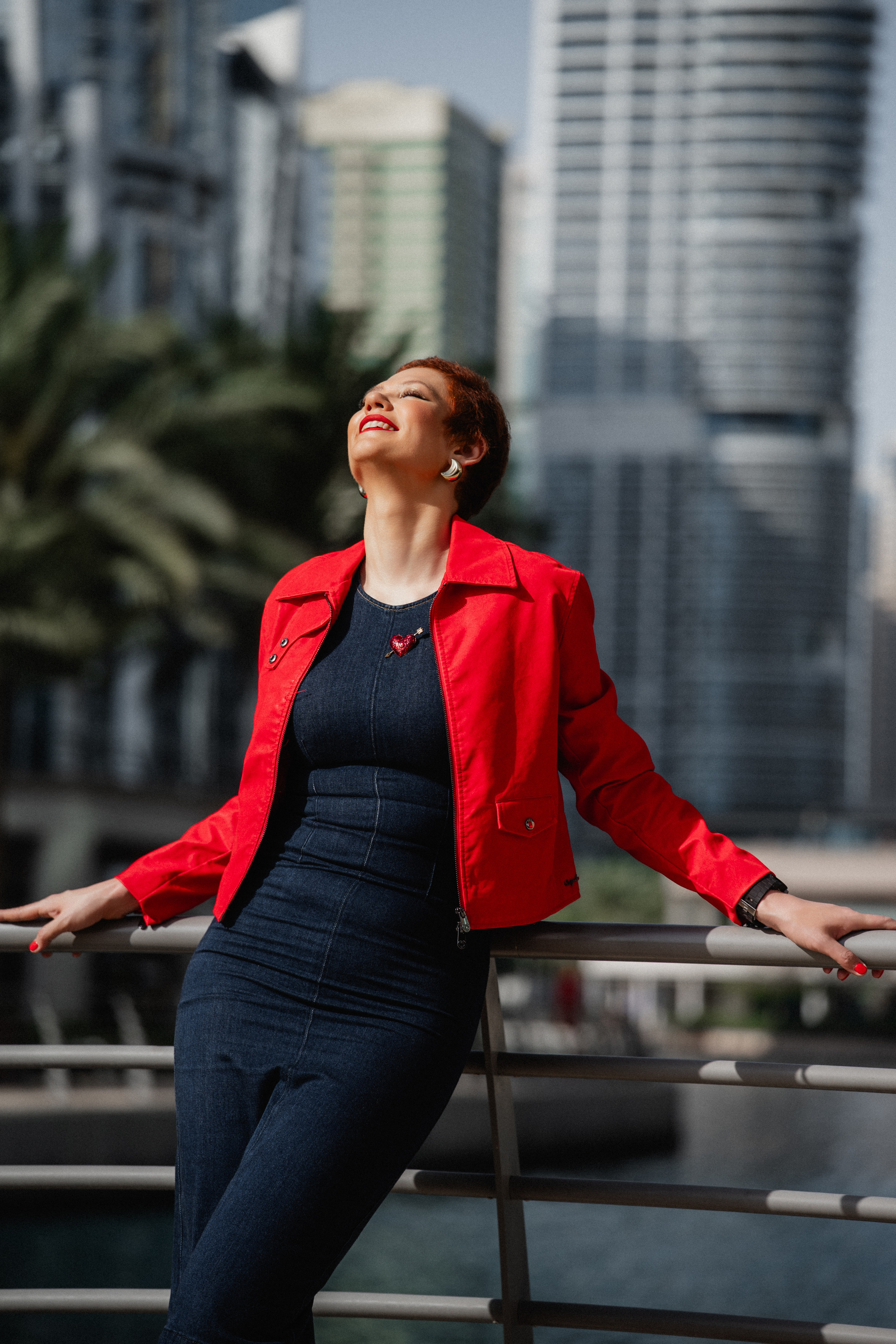 Olga Melnyk, marketing consultant based in Abu Dhabi, photographed in Dubai